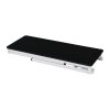 Living and Home 2-Tier Folding Office Desk Foldable Writing Table-Black, 100x40cm