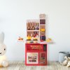 Toddler Kitchen Toy Playset with Real Sounds & Lights