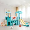 Toddlers Slide and Climber with Balls and Ring Toss