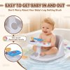 Living and Home Non-Slip Sitting-Up Baby Bath Seat with Suction Cups for 6-18 Months