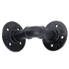 2-Pack Industrial Style Iron Pipe Shelf Brackets