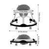 Living and Home Foldable & Adjustable Baby Walker