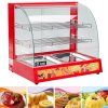 Commercial Food Warmer Display Cabinet Counter Catering Hot Foods Pizza Pie Heated Showcase