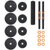 Adjustable 2-in-1 Dumbbell & Barbell Set