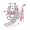 3 in 1 Kids Swing and Slide Set Toddler Climber Playset