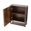 48x17x60cm Wall-Mounted 3-Layer Mirror Cabinet with Metal Frame