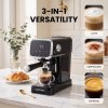 20 Bar Touch Control Espresso Machine Coffee Maker with Steam Wand