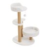 Padded Cat Tower with Sisal Scratching Post