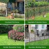 10Pcs Decorative Garden Fence Panels