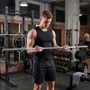 3-Piece Detachable Barbell Bar with Spring Clips