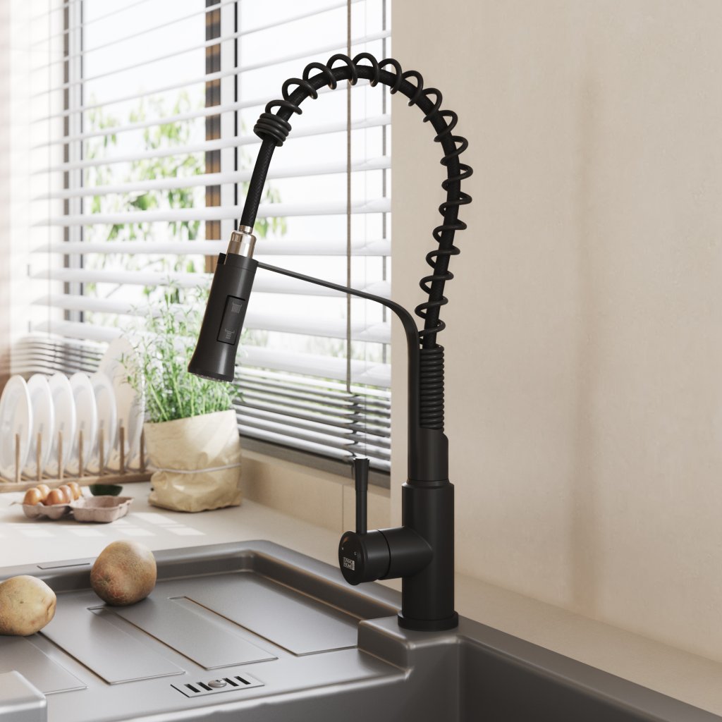 Touch On Kitchen Sink Faucets Image
