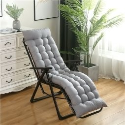 Living and Home Non-slip Sun Lounger Cushion for Garden Patio