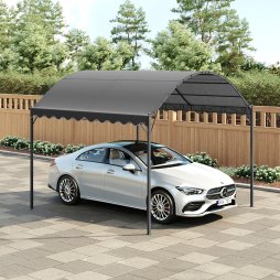 Living and Home 3x3M Outdoor Metal Arched Pergola with Shade