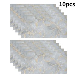Living and Home 10Pcs Self-Adhesive Marble Pattern Wall Tile Stickers