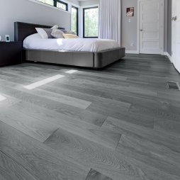 Living and Home 36pcs Rustic Style Self Adhesive Wood Plank PVC Flooring, Grey