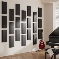 Living and Home 4Pcs Self-adhesive Sound Absorbing Panels