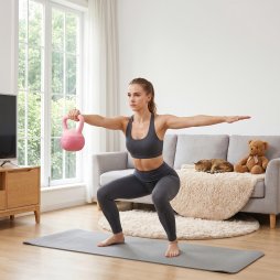 6kg Strength Training Soft Kettlebell with Non-Slip Handle