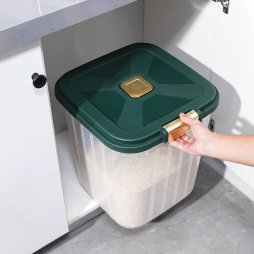 Large Capacity Food Storage Container with Wheels