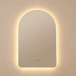 Wall-Mounted Bathroom Adjustable LED Mirror with Demister