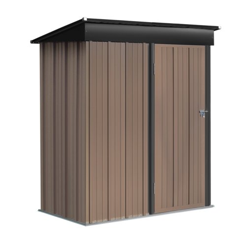3.08x5.24 FT Outdoor Metal Garden Storage Shed