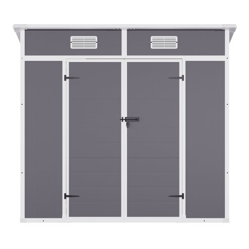 Living and Home 6x4FT Outdoor Plastic Garden Storage Shed