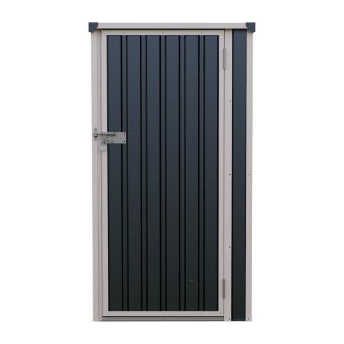 2.95 x 2.95FT Metal Pent Roof Garden Tool Storage Shed