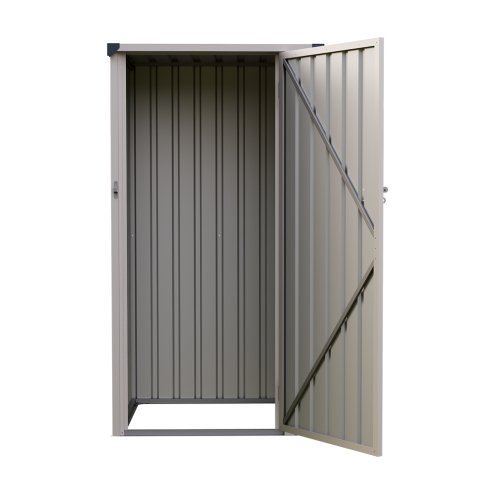 2.95 x 2.95FT Metal Pent Roof Garden Tool Storage Shed