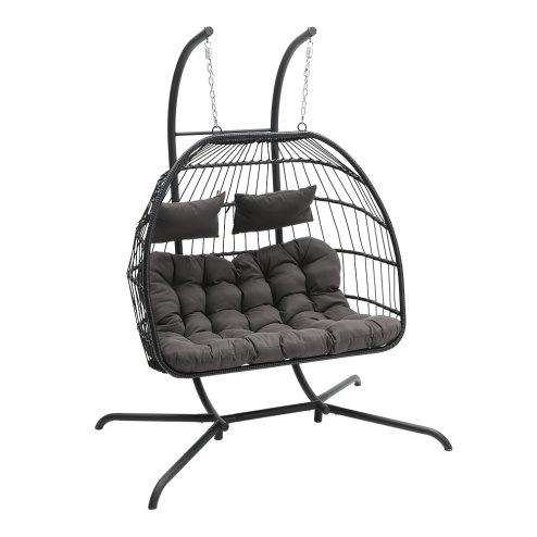 Outdoor Hanging 2-Seater Egg Chair