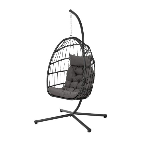 Hanging Chair with Stand and Cushion