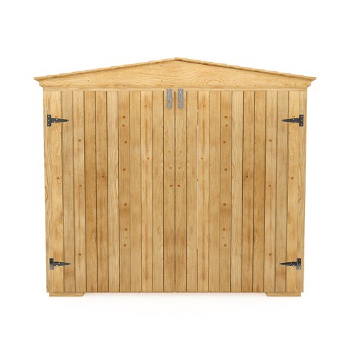 Living and Home Outdoor Wooden Garden Storage Tool Shed Cabinet
