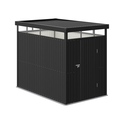 Living and Home 5.3 x 8.5FT Outdoor Metal Garden Storage Shed, Anthracite
