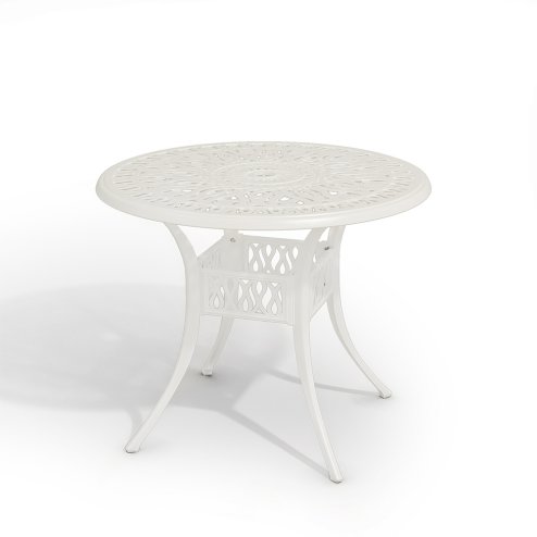 Living and Home Set of 5 Retro Garden Bistro Set Cast Aluminum with Cushions