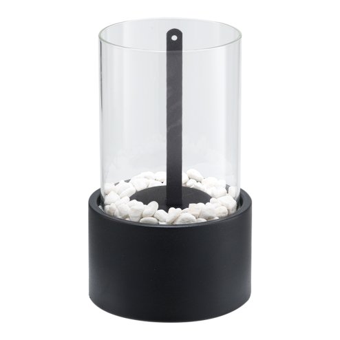 Living and Home Round Tabletop Ventless Ethanol Fireplace