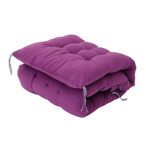 Living and Home Non-slip Sun Lounger Cushion for Garden Patio Purple, 160cm(W) x 50cm(D)