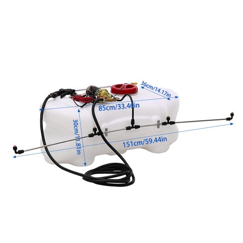 Living and Home 60L ATV Electric Sprayer Agricultural Broadcast Quad Tractor Hand Lance Outdoor