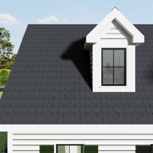 Living and Home 18Pcs/Pack 3-Tab Asphalt Shingles Rectangular Houses Shed Roofing Tiles