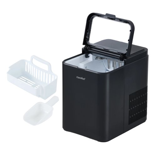 Living and Home Ice Maker Machine with Ice Scoop & Basket