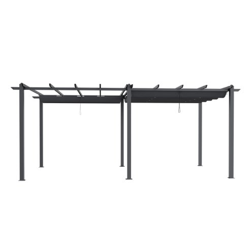 6x3M Aluminum Patio Pergola with Canopy
