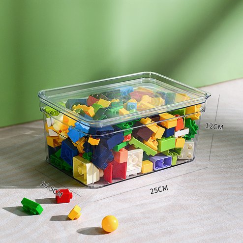 Living and Home 4Pcs Transparent Stackable Storage Box Set