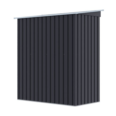 5.38 x 2.89FT Outdoor Metal Storage Shed with Lockable Door