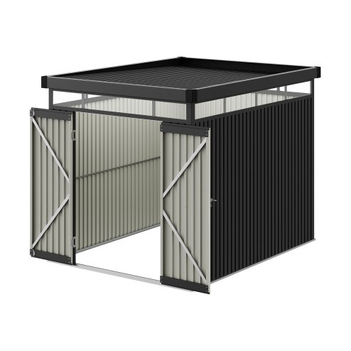 6.56 x 8.46FT Metal Garden Tool Shed