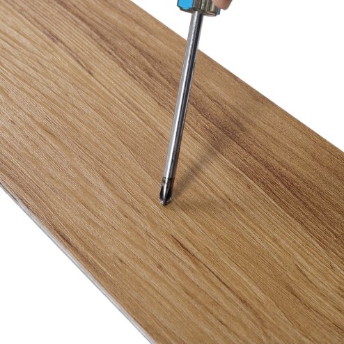 Living and Home 36pcs PVC Wooden Self-adhesive Laminate Flooring Planks for Home Decor, Brown