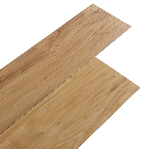 Living and Home 36pcs PVC Wooden Self-adhesive Laminate Flooring Planks for Home Decor, Brown