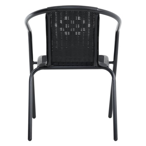 Living and Home Set of 6 PE Rattan Stacking Garden Chairs
