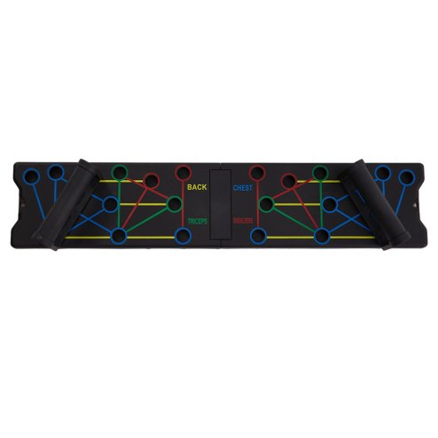 Living and Home Foldable Push-Up Board with 15 Targeted Angles
