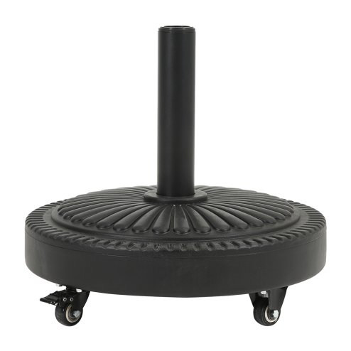 Living and Home 25KG Outdoor Concrete-Filled Patio Umbrella Base with Wheels
