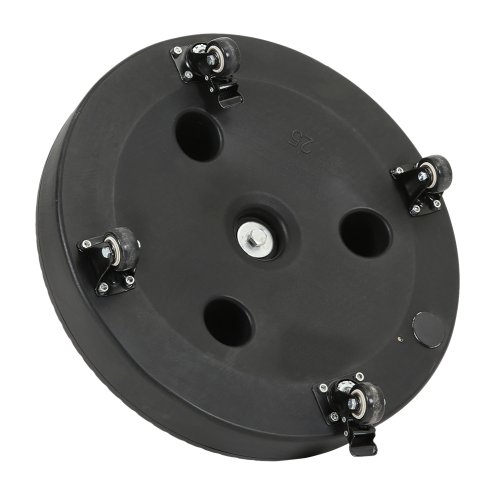 Living and Home 25KG Outdoor Concrete-Filled Patio Umbrella Base with Wheels