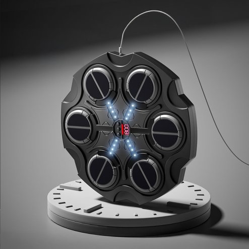 Living and Home 6-Target Music Boxing Machine with LED Light For Kids