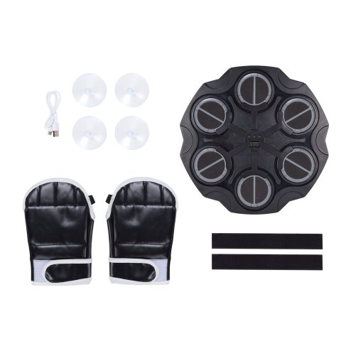 Living and Home 6-Target Music Boxing Machine with LED Light For Kids