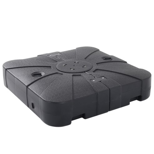 Living and Home 100L HDPE Square Plastic Outdoor Umbrella Stand Parasol Base